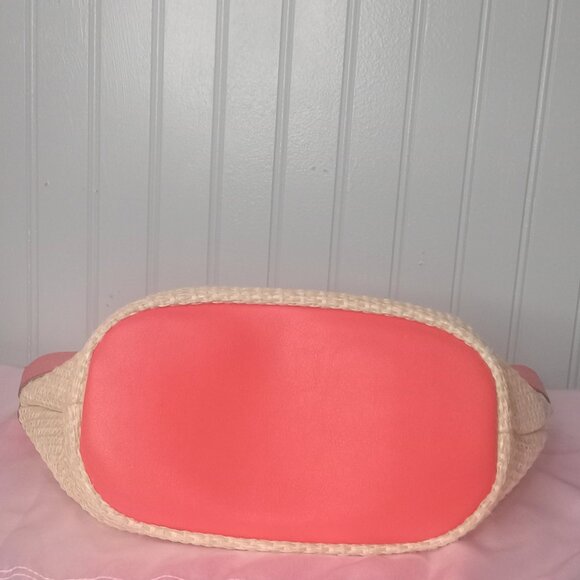 Simply Vera Vera Wang Top Handle Straw Satchel Bag - Picture 4 of 7